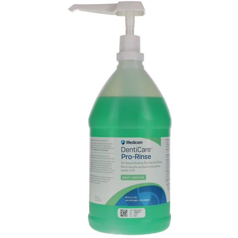 DentiCare, Fluoride Oral Rinse, 2% Neutral Sodium Fluoride, 2 L, Mint, 1/Pk, 10044-M