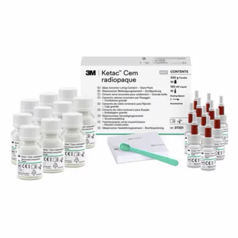 Ketac Cem Radiopaque Glass Ionomer Luting Cement, Giant Pack, 1/Pk